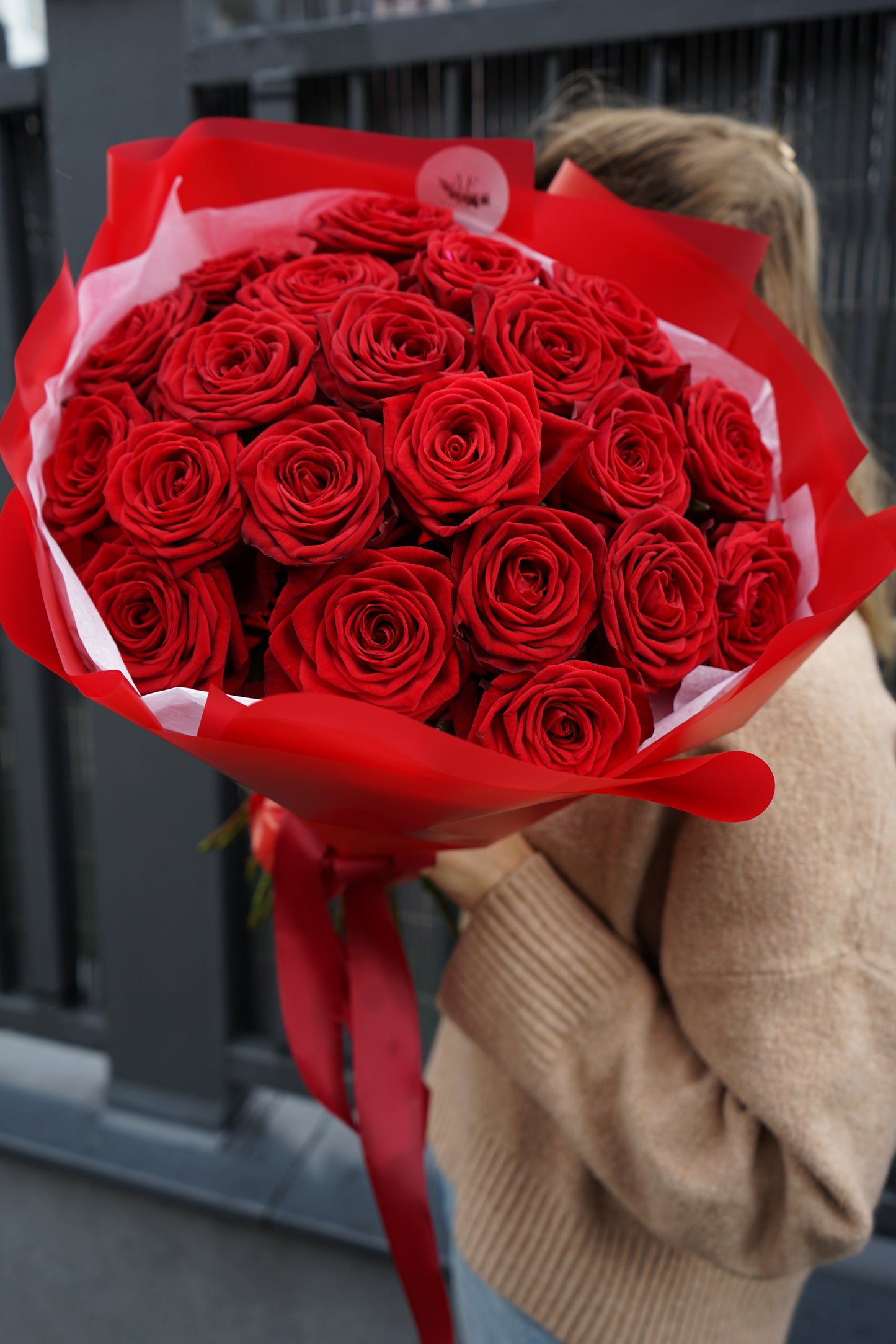 Bukiet czerwonych róż