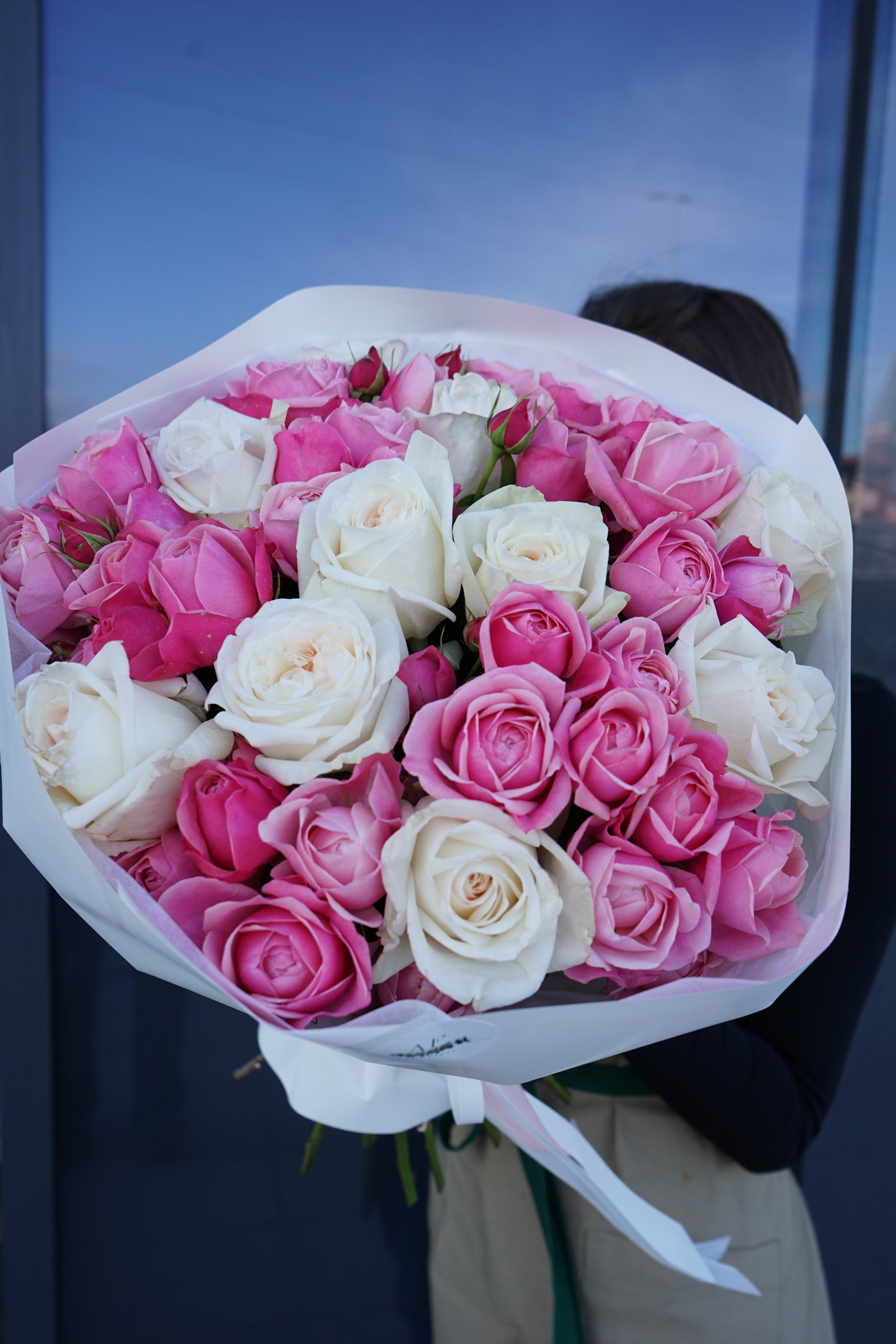 Mix of peony roses