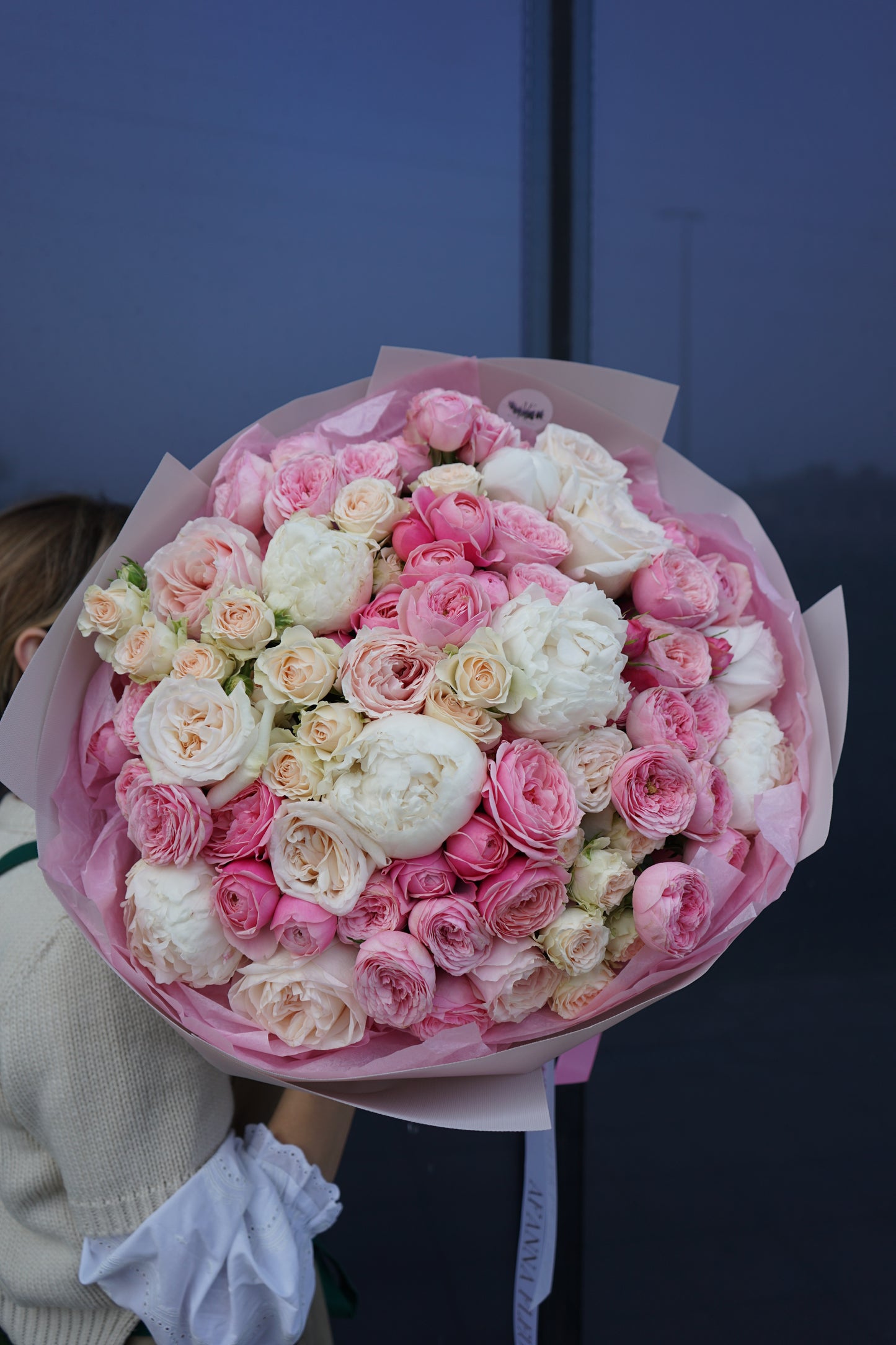 Mix of peony roses