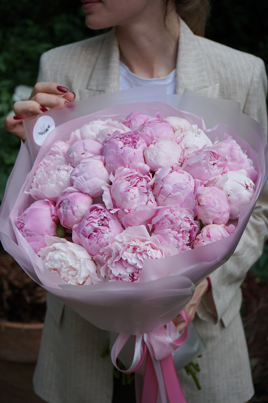 Pink peonies